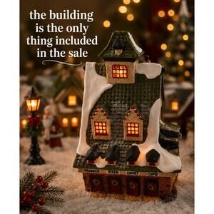 Dept. 56 North Pole Christmas Village Reindeer Barn #56014 Holiday Decor